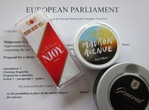 Electronic cigarettes and snus
