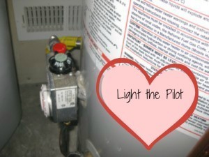 Light the pilot. 