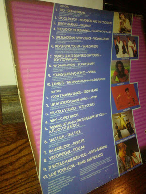 Chart Wars vinyl album from the 1980s