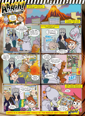 AAAGH! visits the offices of Doctor Who Adventures