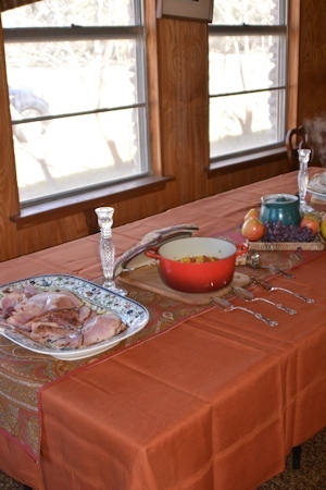 Thanksgiving-buffet-ham