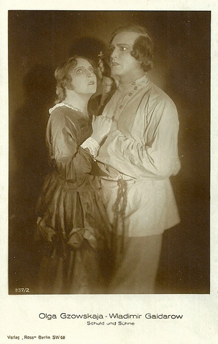 Vladimir Gajdarov and Olga Gzovskaya
