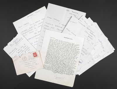A-selection-of-harold-pinters-early-letters-acquired-by-the-british-library
