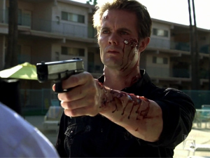 Garrett Dillahunt in Terminator The Sarah Conner Chronicles. He has played characters in this genre and others including comedy. 
