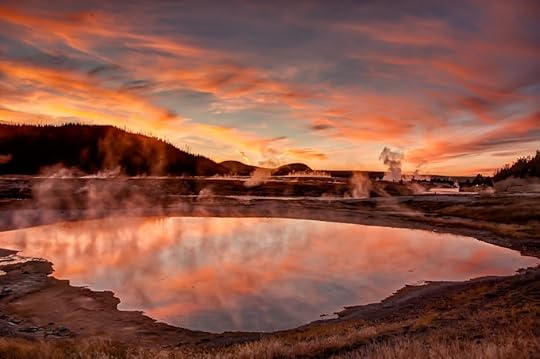 Yellowstone sunset