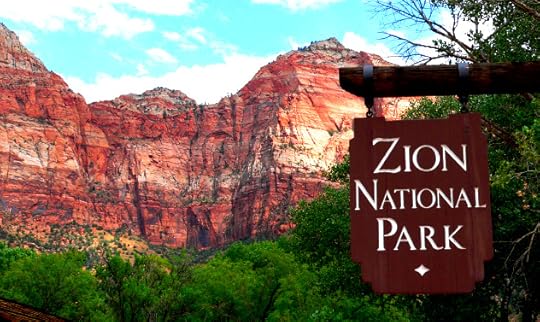 Zion park sign