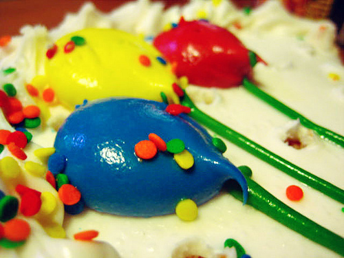 Birthday Cake - Balloons