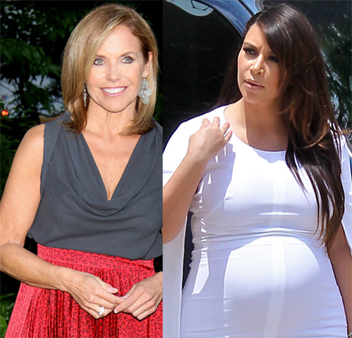 Katie Couric & Kim Kardashian