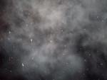 face of snow storm