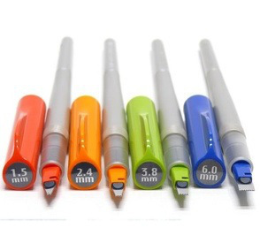 Four Pilot parallel pens from http://blog.shopwritersbloc.com/writing_instruments/