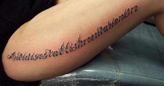 antidisestablishmentarianism tatoo