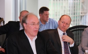 Tony Douglas (left)