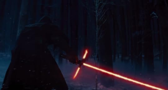 The Mysterious dark side character ignites stage two of his lightsaber
