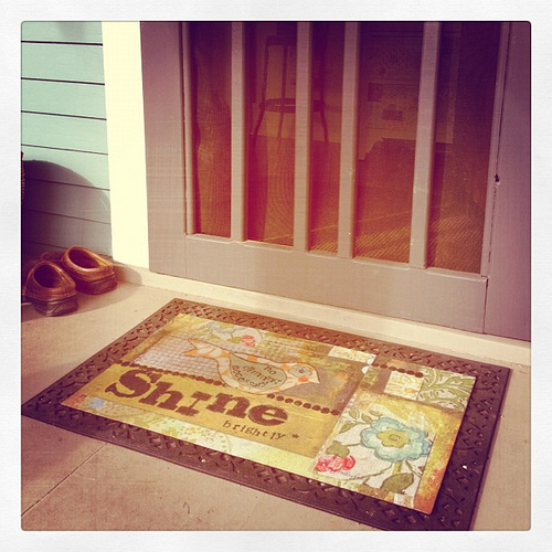 New! Front door mats and other outside goodies!