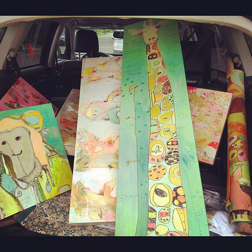 Art loot from Jen Mercede sale