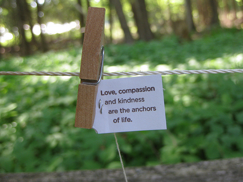 Compassion and kindness is what the world needs