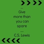 give more than spare