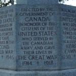 The Canadian Cross of Sacrifice at Arlington National Cemetery