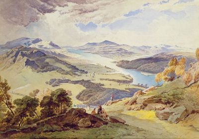 Windermere from Ormot Head, by William Turner