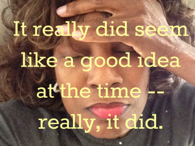 Wambui with distressed look