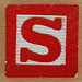 Fridge Magnet Letter S