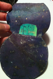 The insert is both colorful and sentimental. 