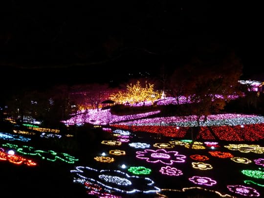 Lights, lights, as far as the eye can see! The whole mountainside was covered in lights!