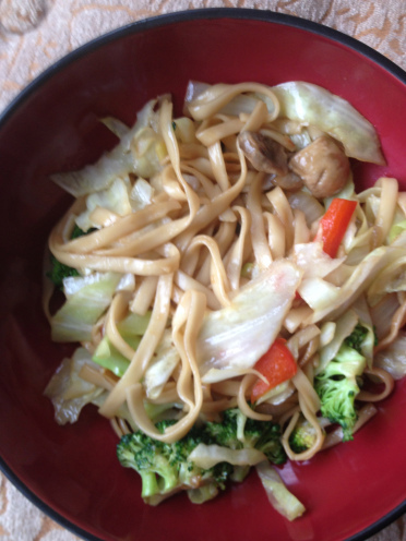 vegan lo mein
