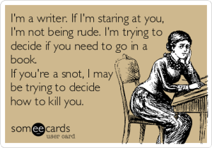 I'm a writer