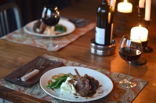 Roulette Lamb in Roasted Garlic-Cognac Sauce