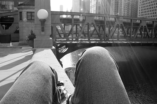 Chicago bridge, by the author