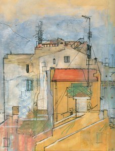 Rome Rooftops by Isaac Tobin. Details below.