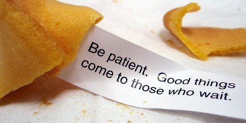 patience fortune cookie