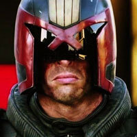 Karl Urban as Judge Dredd