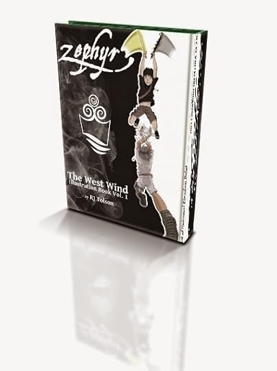 Zephyr The West Wind Illustration Book: The Art of the Chaos Chronicles, Volume 1 Cover 3D