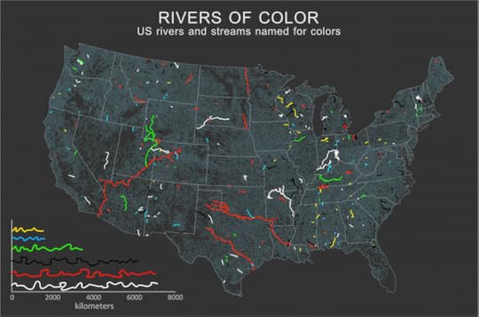 Rivers named after colors