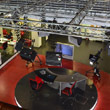 Studio telewizyjne z góry