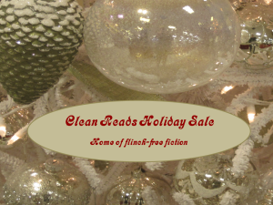 Clean Reads Holiday Sale