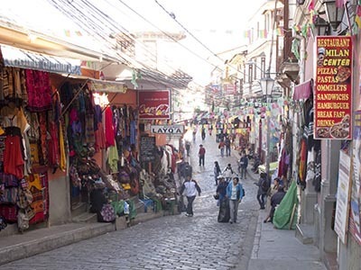 A street in La Paz