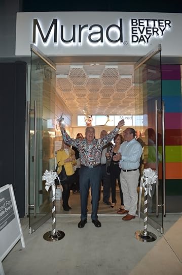 Dr Murad cuts the ribbon on the new Flagship Store