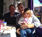 Mike, 'lil q and I at the meet up.