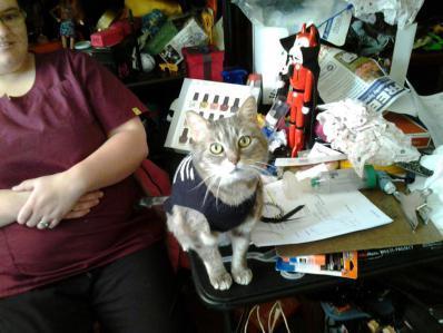 Sprite in her natural environment... 