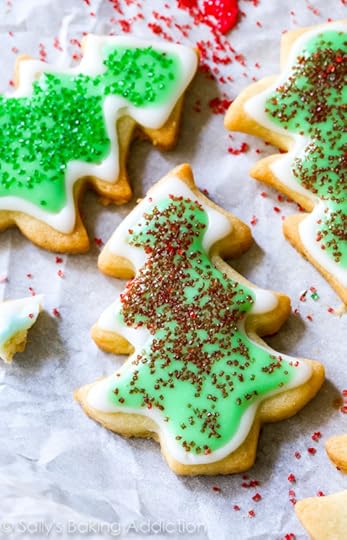 Holiday Cut-Out Sugar Cookies with Easy Royal Icing Recipe by sallysbakingaddiction.com