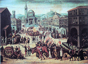 Looting of the Churches of Lyon by the Calvini...