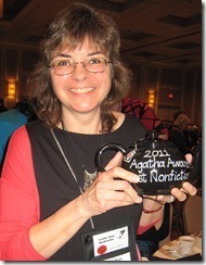 Malice 2012 Agatha winner Leslie Budewitz