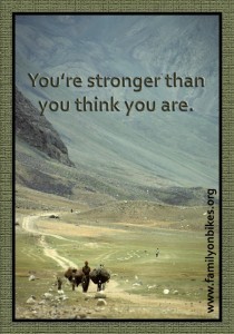 You're stronger than you think you are