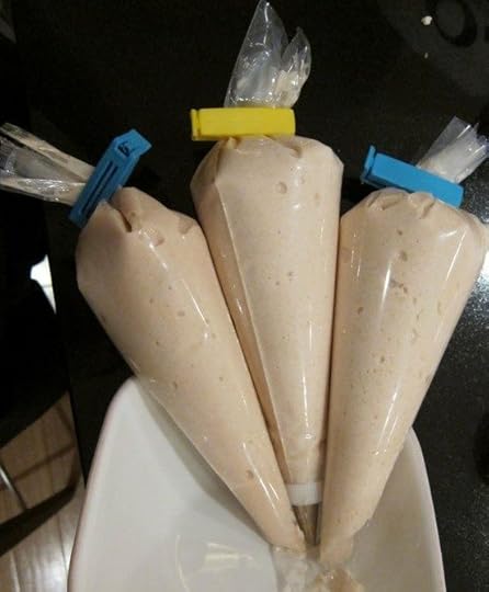 Batter in plastic