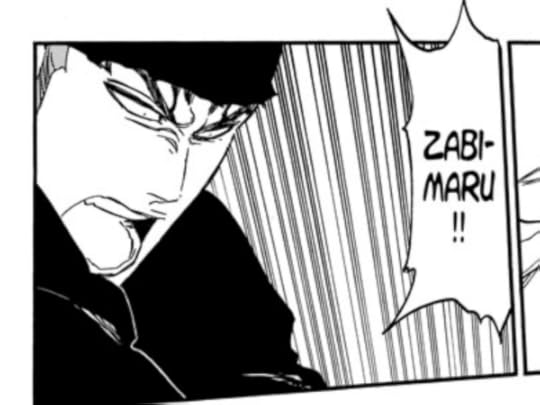 renji yelling for zabi