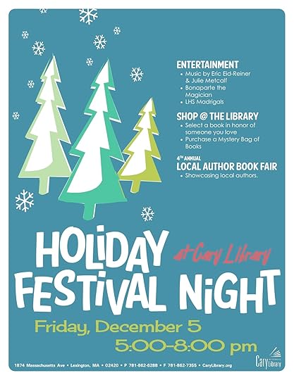 2014 Lib holiday festival night poster