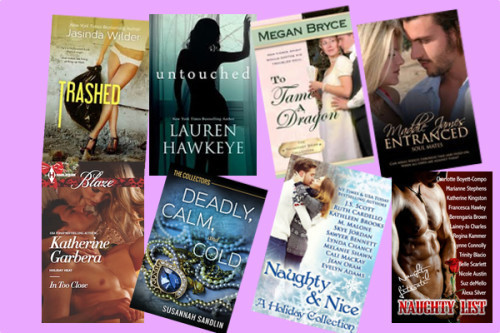 Hump Day books from Katherine Garbera, Susannah Sandlin, Jean Oram, Jacinda Wilder, Lauren Hawkeye, Megan Bryce, Maddie Jones, and Naughty Literati!